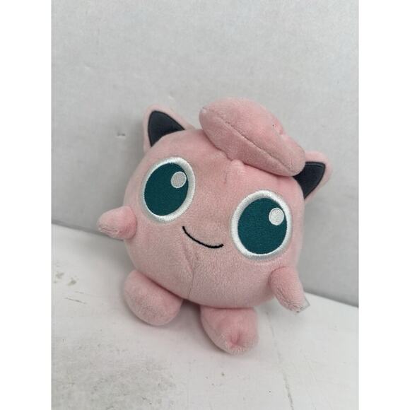 SAN-EI Pocket Monsters Jigglypuff Plush Pokemon All-Star Figure Doll 5.5" Ball - Picture 1 of 7
